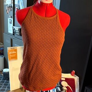 GAP Rusty Brown Halter Tank Top